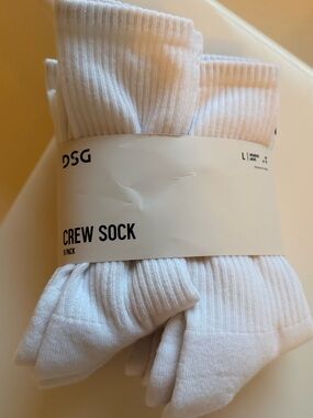 Athletic Crew Socks Dicks Sporting Goods DSG 6 Pack White men’s Large Brand New